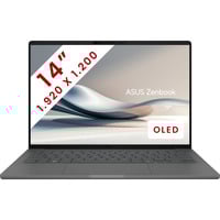 ASUS Zenbook 14 OLED (UX3407QA-QD220W) 14" laptop Grijs | Snapdragon X X1-26-100 | Adreno GPU | 32 GB | 1 TB SSD