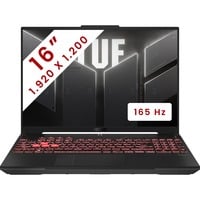 ASUS TUF Gaming A16 (FA607PI-N3090W) 16" gaming laptop Grijs | Ryzen 9 7940HX | RTX 4070 | 16 GB | 1 TB SSD | 165 Hz